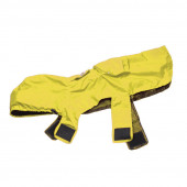 Дъждобран за кучета, с джобче, жълт цвят Record
